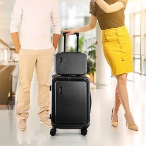 Sleek Black Luggage Set